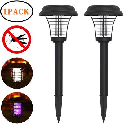 China UV Stocked Solar LED Mosquito Insect Zapper For Outdoor Garden With CE And RoHS Certificates for sale