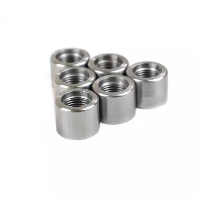 China Correcting And Testing Equipment OEM Aluminum Alloy Custom CNC Machining Female Threaded Tube Fittings for sale