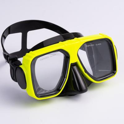 China Professional Scuba Diving Mask Anti-Leaking Scuba Diving Equipment Tempered Lens Swimming Goggles Mask Air Diving Mask for sale