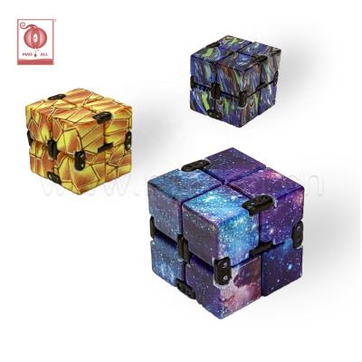 China 2021 Hot Sale Educational Finger Toy Relaxing Toy Mini Infinity Cube Finger Fidget Magic Toys for sale