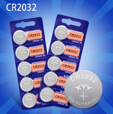 China consumer electronics button cell cr2032 cr2302 3v lithium batteries for digital bathroom scale for sale