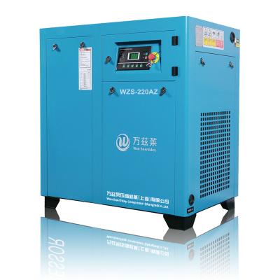 China OIL-LESS 160kw 0.7MPa-1.2MPa fixed gear low noise direct driven screw air compressor for drilling rig for sale