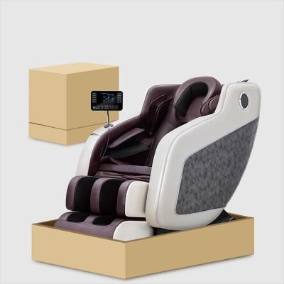 China Modern Leather Massage Chair 8 Roller Foot Massager Spa Massager Leather Recliner Chair With Speaker for sale