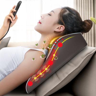 China High Quality Body Massage Cushion Neck Back Vibrate Massage Cushion With Heat for sale