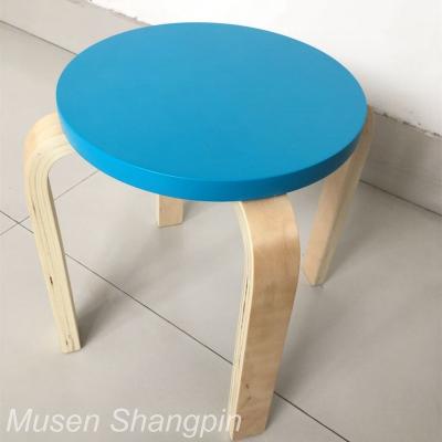 China 2020 Wholesale Good Quality Wooden PANEL Kids Chair Blue Color Cheap Dining Chair For Kid Furniture BBD04 for sale