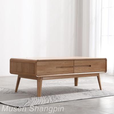 China Wholesale Wooden Storage Tea Table With Drawer Living Room Furniture Coffee Table for sale