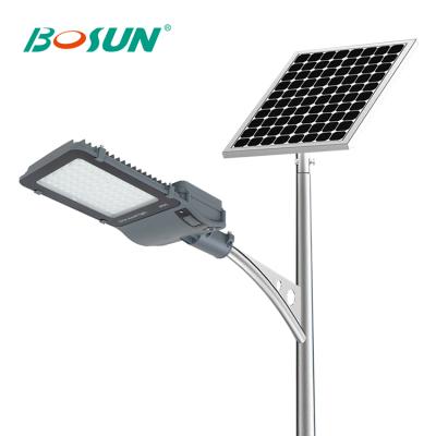 China ROAD BOSUN IP65 waterproof outdoor integrated 20 30 40 60 watt led solar street light price for sale