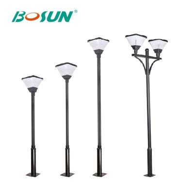 China With mono solar panel in high work efficiency > 21% BOSUN New Product Ip65 Waterproof Outdoor Aluminum PC Solar Led Garden Light for sale