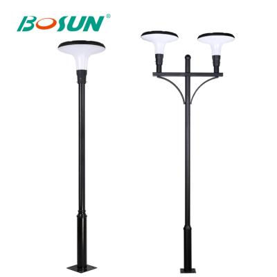 China With mono solar panel in high work efficiency > BOSUN 21% High Brightness High Performance PC ip65 Aluminum Waterproof Led Solar Garden Light for sale