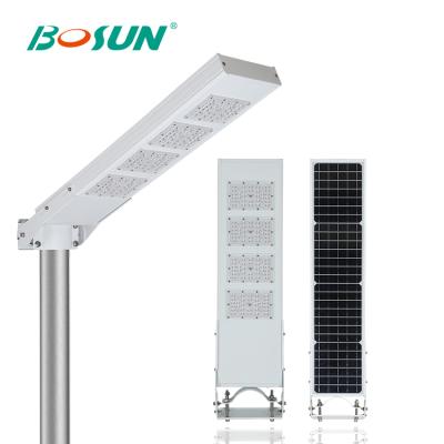 China ROUTE BOSUN factory new design MPPT charge controller solar ip65 waterproof 15 20 30 W all in one led solar street light for sale