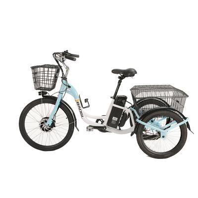 China EU USA Warehouse 500W 750W Aluminum 3 Electric Bike Alloy Fat Tire Electric Tricycle Three Wheel Cargo Bike for sale