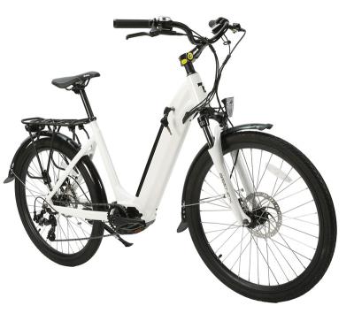 China Standard 26 inch mid drive Bafang 48V 350W motor e bike city electric ebike for female lady girl for sale