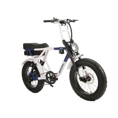 China Aluminum alloy 20inch ebike reverse fork super fatbike 73 electric universal pedal to assist electric dirt bike for sale