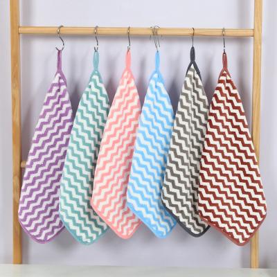 China Disposable Bamboo Cleaning Cloth for Kitchen Bamboo Fiber Kitchen Towel Bamboo and Organic Cotton Kitchen Towels for sale