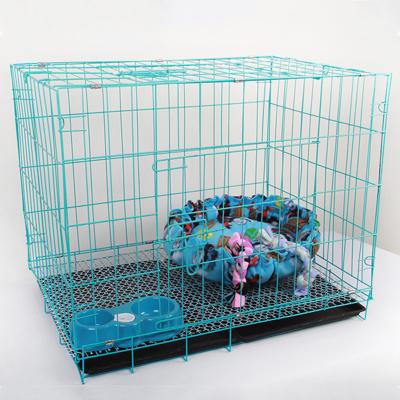 China Customizable Double White Dog Cage Manufacturers Large Stocked Pet Breeding Cages Animal Cages for sale