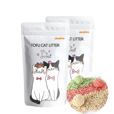 China Stocked OEM Wholesales Eco-Friendly and Nature Tofu Cat's Litter for sale