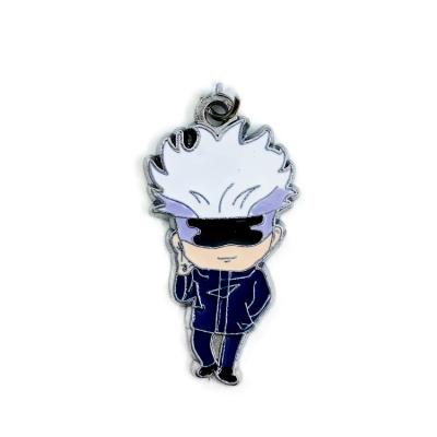 China Japanese Popular Alloy Key Jujutsu Kaisen Model Character Gift Christmas Gifts Animation Pendant Clothing Accessories for sale