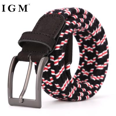 China Casual Braided Webbing Belt Braided Skinny Belt Rope Braided Belt for sale