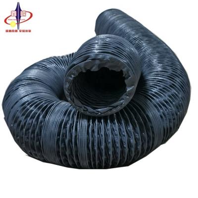 China Modern Pvc Coated Fiberglass Fabric Material Nylon Flexible Duct With Grey Color for sale