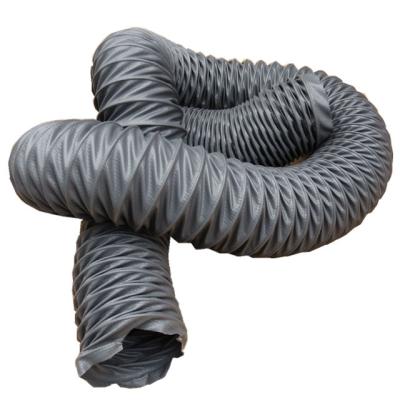 China Easy Installation 63mm industrial flexible ventilation hose nylon fabric expansion tube for sale