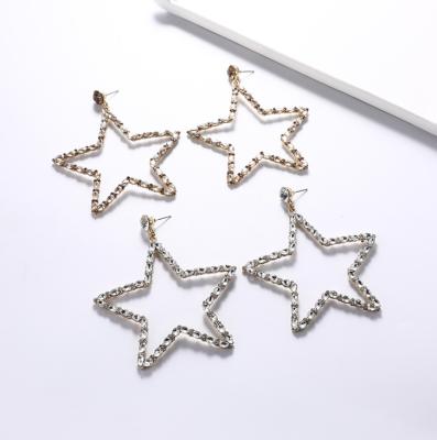 China Jewelry fashion star shape romantic hot earrings alloy new earrings wholesale for sale