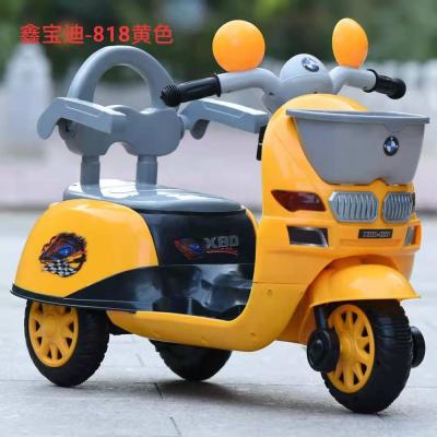 China Ride On Toy Ride On Toy Cute Children's Motorcycle Children's Tricycle Electric Motorcycle Child Multifunctional Car for sale