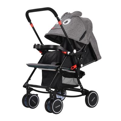 China Eco-Friendly Trolley See Baby Stroller Wholesale Cheapest Lightweight Baby Pram Stroller for sale