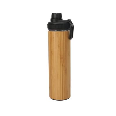 China PORTABLE Outdoor 500ml Vacuum Insulated Flask Bottle Thermos Bamboo Sports Water Bottle for sale