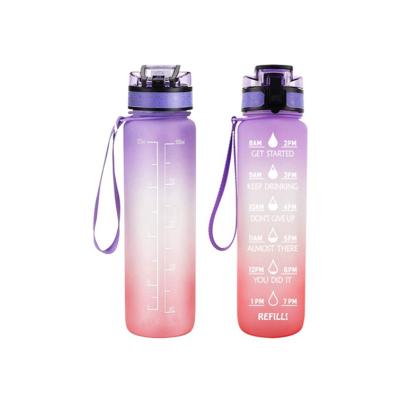 China Viable Hot Sale Gym Water Bottle 500Ml Sport 1000Ml Plastic Water Bottles Desgines for sale