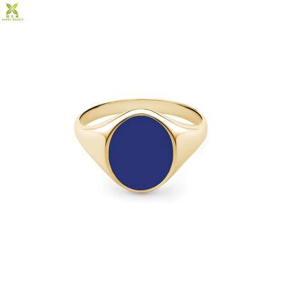 China FASHIONABLE Mens Blank Signet Enamel Ring Men Jewelry From Dongguan Manufacturer for sale