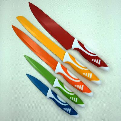 China New Arrival Cheap Wholesale Luxury 3Cr13 Stainless Steel Kitchen Knives Set Viable for sale