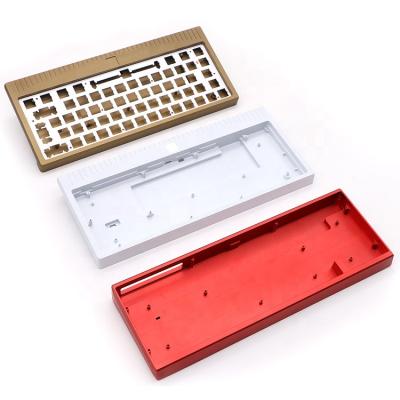 China 60% Custom Anodized Aluminum CNC Machining Aluminum Plate Stabilizer Diy Keyboard Mechanical Case for sale