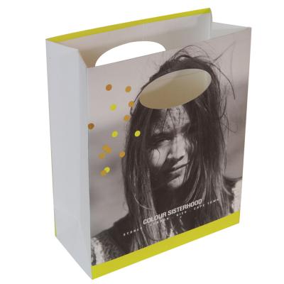 China Personalised Die Cutting Corrugated Board Kraft  Paper Bags With Offset Printing for sale