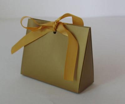 China Recycled Twill Handle Jewelry Paper Bags , Prearls Carrier Paper Packaging Bag for sale