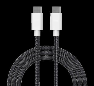 China 2020 New Arrival Nylon Braided USB Cabe 2A USB C Fast Charging L-shape Swivel Mobile Phone Data Cable Cable Support Free Logo Printing for sale