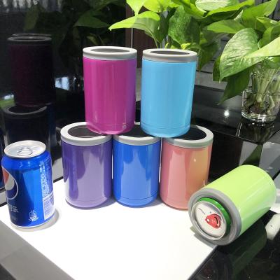 China Disposable stainless steel double wall cooler box tumbler, dual function cup can keep drink cold and can be used for drinking water for sale