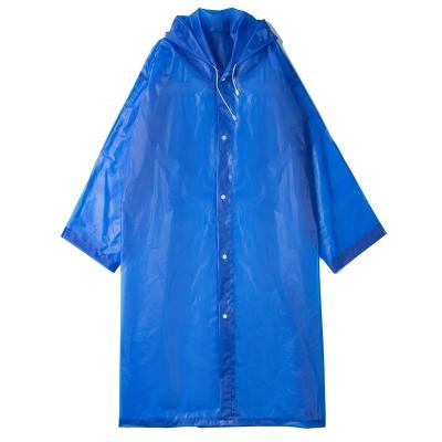 China Single Raincoat Travel Recycled Raincoat Adults Keep Out Waterproof Clothes Long EVA Rain Coat Poncho Virus Transparent Raincoat for sale