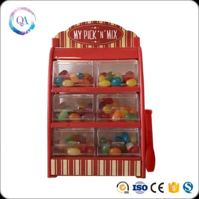 China Places popular plastic candy dispenser 	Plastic Sweet Dispenser Red/Purple/Green for sale