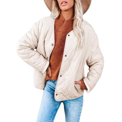 China 2021 winter women other jacket O122 solid color parka shorts coat casual padded quilted women jacket long sleeve free shipping for sale