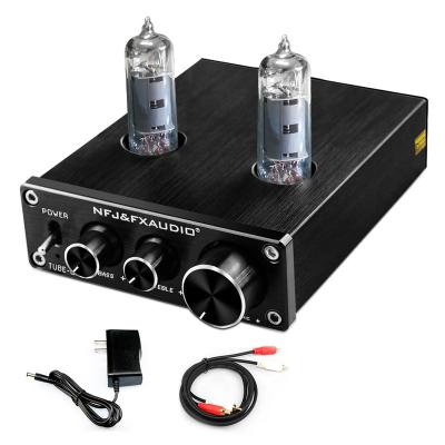 China Portable FX AUDIO Electronic Tube Preamp for 6K4 Tube Home Audio Preamplifier HiFi Stereo Mini Preamp with RCA Output Bass and Treble Control for sale