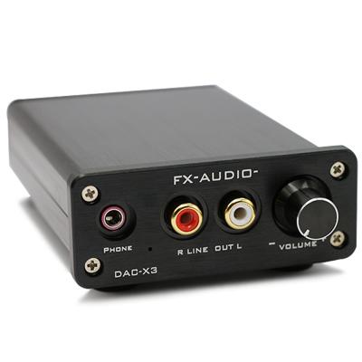 China 100-240ACV digital-to-analog audio converter with 6.5mm optical and coaxial jack/192kHz/24bit audio DAC for sale