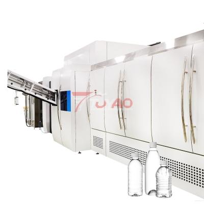 China Food Fully automatic blowing filling capping combiblock mineral purified still water liquid filling machine manufacturer for sale