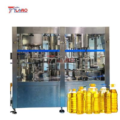 China Food A-Z vegetable oil filling machine sunflower oil filling machine rotary honey filling machine for sale