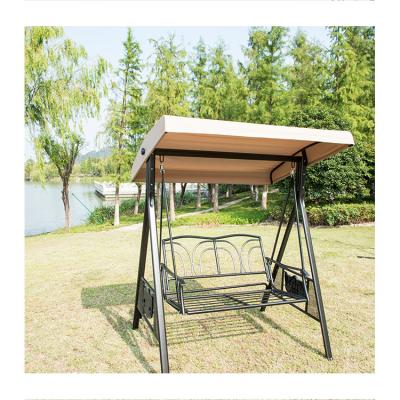 China Modern Hot Sale Garden Hanging Outdoor Swing Chair With Adjustable Canopy for sale