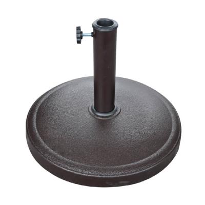 China Modern Factory Direct Custom Round Sun Umbrella Base Concrete Filled Patio Umbrella Base Stand for sale