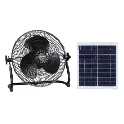 China Protable fashion plant chargeable12v portable dc solar power fan for sale