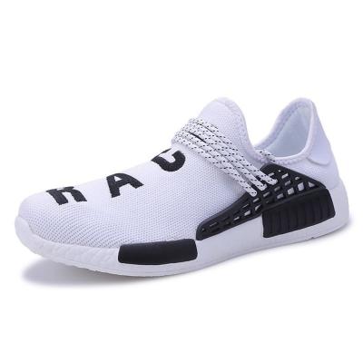 China Fashion Trend Men's Fashion Sports Shoes Leisure Slip On Mesh Fabric Shoes Flat Round Toe Flexible for sale