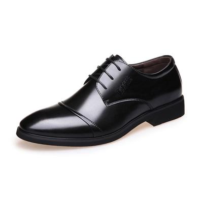 China Anti-slip Classic Bottom PU Leather Upper Lace Up Style Round Toe Men's Formal Business Oxfords For for sale