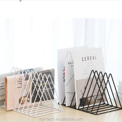 China Metal Viable Desktop Iron Shelf Storage Shelf Nordic Style for sale