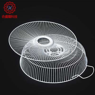 China Hotel Customize Wholesale Home Appliance Silk Fan Metal Iron Household Cover Net Fan Guard for sale